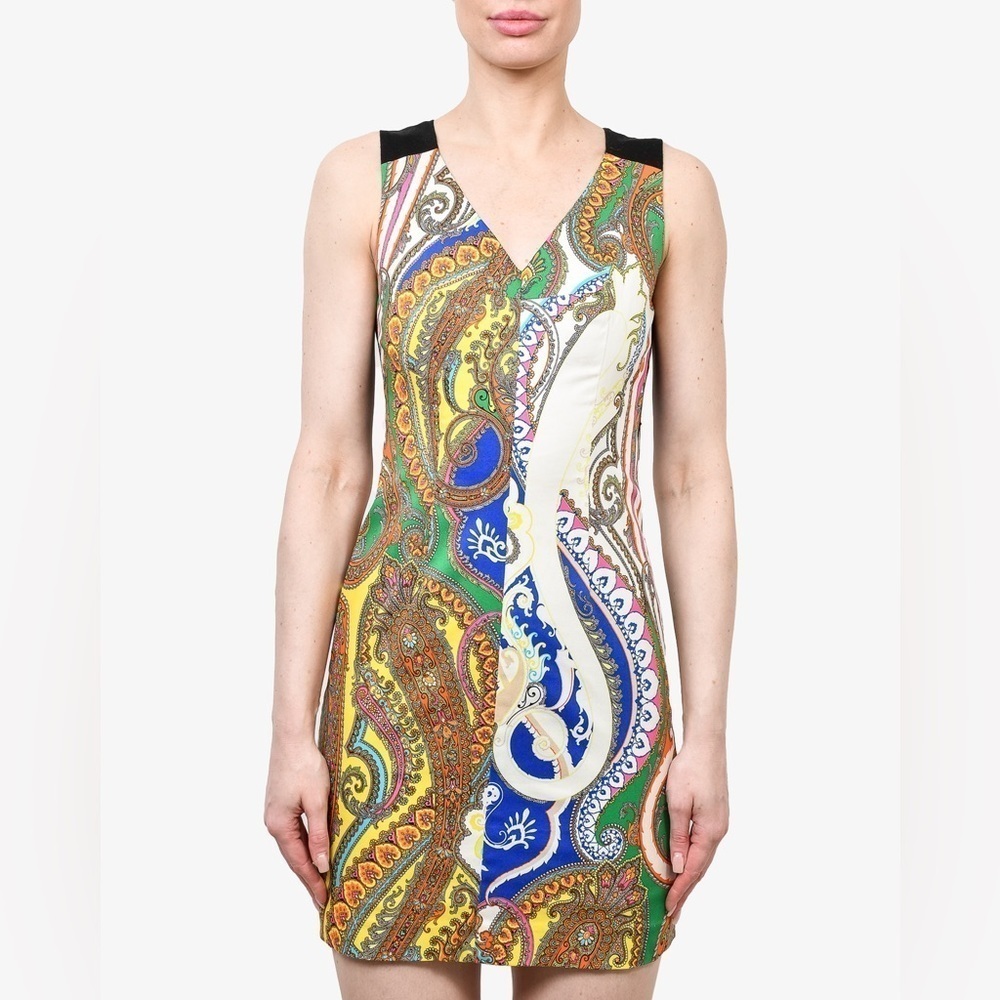 Trina Turk Multicolor Paisley Dress Size 6